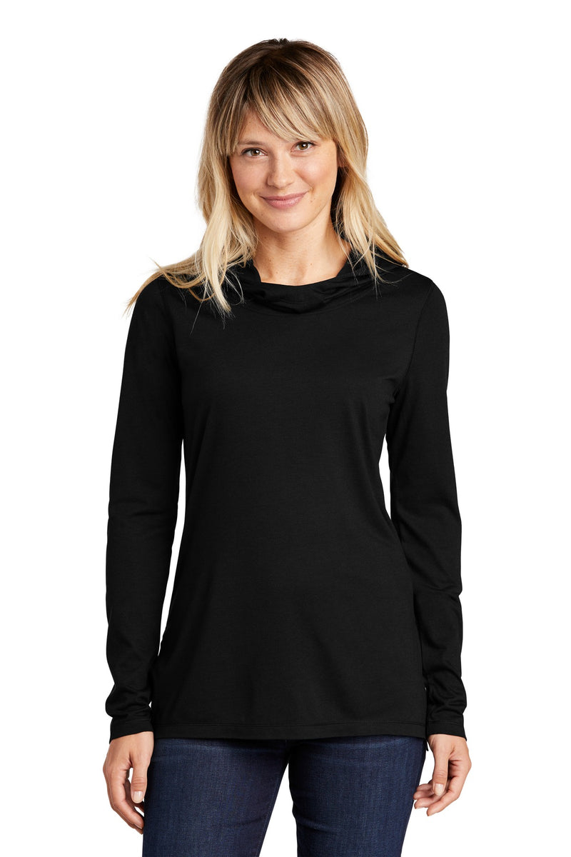 Sport-Tek ®  Women's PosiCharge  ®  Tri-Blend Wicking Long Sleeve Hoodie LST406