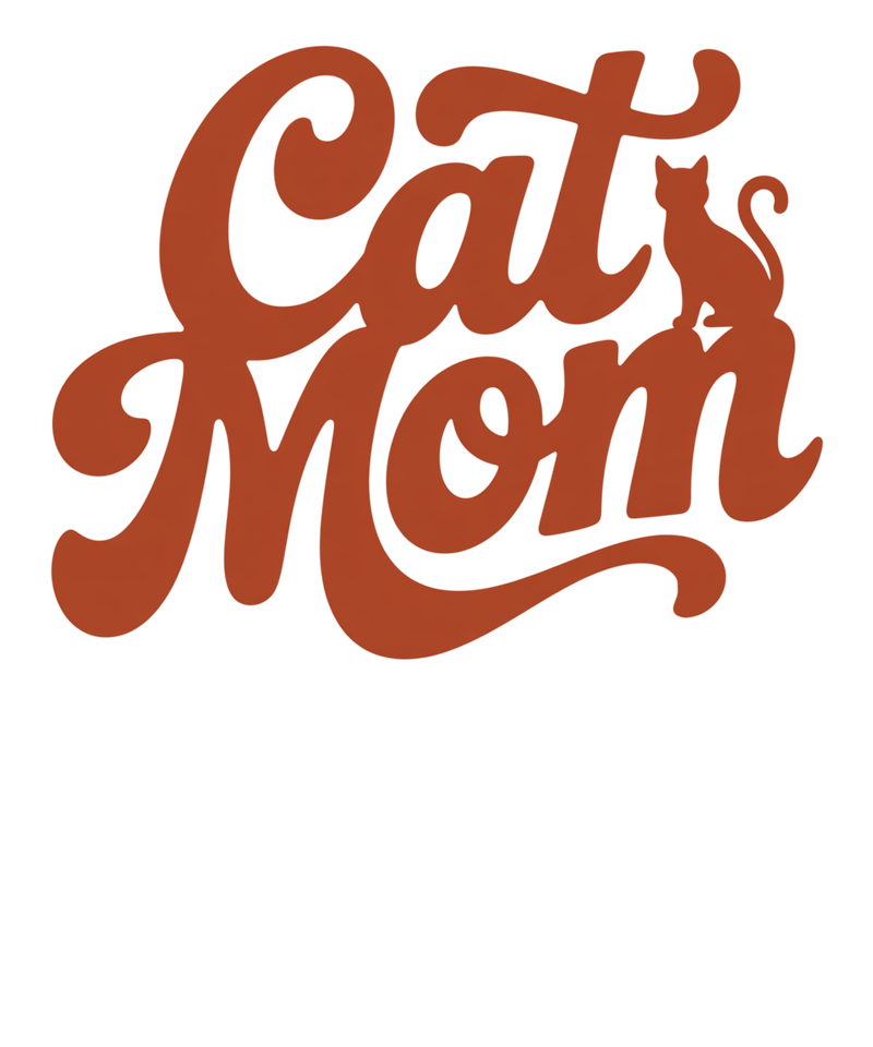 Lettering Cat Mom