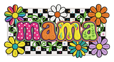 CHEERFUL AND COLORFUL MOM
