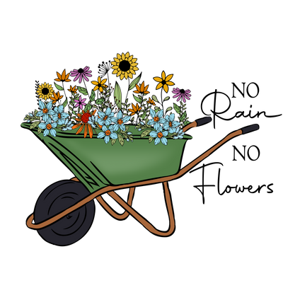 no rain no flowers