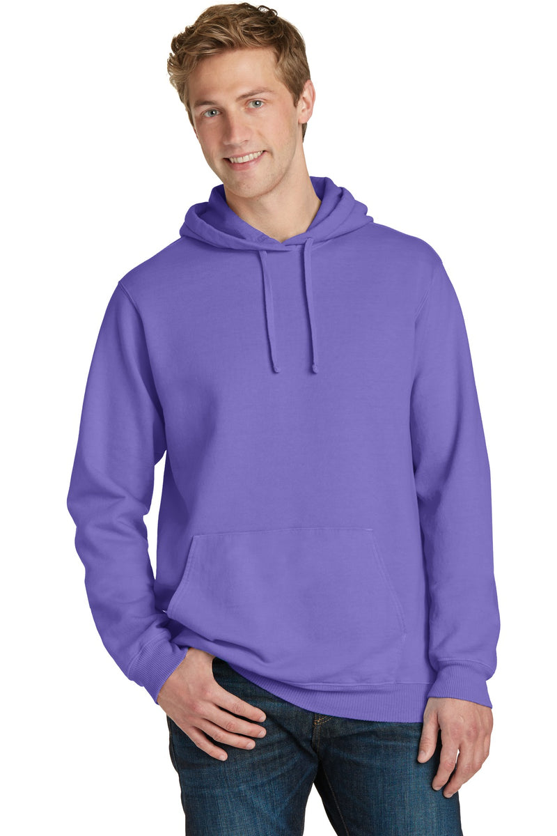 Port & Co ™  Beach Wash ®  Garment-Dyed Pullover Hooded Sweatshirt. PC098H