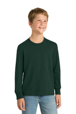 Port & Co ™  Youth Long Sleeve Core Cotton Tee. PC54YLS