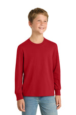 Port & Co ™  Youth Long Sleeve Core Cotton Tee. PC54YLS