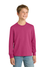 Port & Co ™  Youth Long Sleeve Core Cotton Tee. PC54YLS