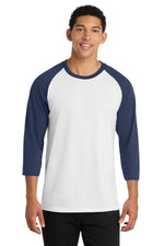 Port & Co ™  Core Blend 3/4-Sleeve Raglan Tee. PC55RS