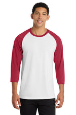 Port & Co ™  Core Blend 3/4-Sleeve Raglan Tee. PC55RS