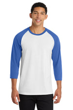 Port & Co ™  Core Blend 3/4-Sleeve Raglan Tee. PC55RS