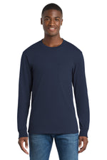 Port & Co ™  Tall Long Sleeve Essential Pocket Tee. PC61LSPT