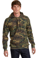 Port & Co ™  Core Fleece Camo Pullover Hooded Sweatshirt. PC78HC