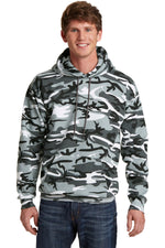 Port & Co ™  Core Fleece Camo Pullover Hooded Sweatshirt. PC78HC