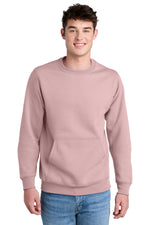 Port & Co ™  Core Fleece Crewneck Pocket Sweatshirt PC78PKT