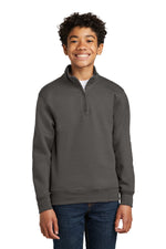 Port & Co ™  Youth Core Fleece 1/4-Zip Pullover Sweatshirt PC78YQ