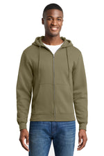 Port & Co ™  Core Fleece Full-Zip Hooded Sweatshirt. PC78ZH