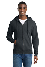 Port & Co ™  Core Fleece Full-Zip Hooded Sweatshirt. PC78ZH