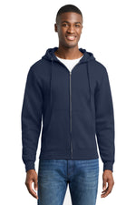 Port & Co ™  Core Fleece Full-Zip Hooded Sweatshirt. PC78ZH