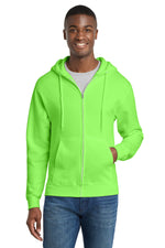 Port & Co ™  Core Fleece Full-Zip Hooded Sweatshirt. PC78ZH