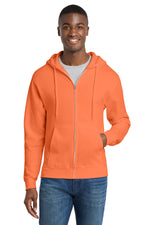 Port & Co ™  Core Fleece Full-Zip Hooded Sweatshirt. PC78ZH