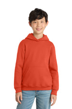 Port & Co ™  Youth Core Fleece Pullover Hooded Sweatshirt.  PC90YH