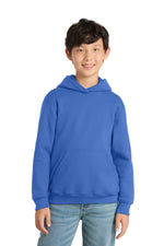 Port & Co ™  Youth Core Fleece Pullover Hooded Sweatshirt.  PC90YH