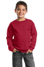 Port & Co ™  Youth Core Fleece Crewneck Sweatshirt.  PC90Y