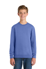 Port & Co ™  Youth Core Fleece Crewneck Sweatshirt.  PC90Y