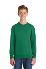 Port & Co ™  Youth Core Fleece Crewneck Sweatshirt.  PC90Y