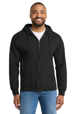 Port & Co ™  Tall Essential Fleece Full-Zip Hooded Sweatshirt. PC90ZHT