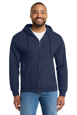 Port & Co ™  Tall Essential Fleece Full-Zip Hooded Sweatshirt. PC90ZHT