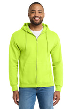 Port & Co ™  Tall Essential Fleece Full-Zip Hooded Sweatshirt. PC90ZHT