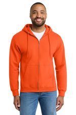 Port & Co ™  Tall Essential Fleece Full-Zip Hooded Sweatshirt. PC90ZHT