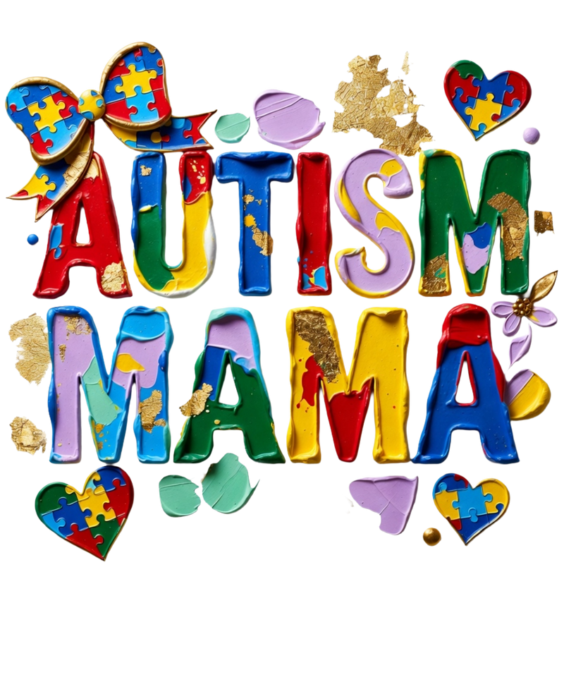 AUTISTIC MOM WITH COLORS