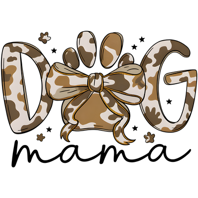 Preppy Camo Coquette Dog Mama