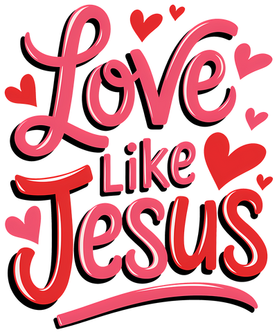 Retro Love like Jesus Coquette 02