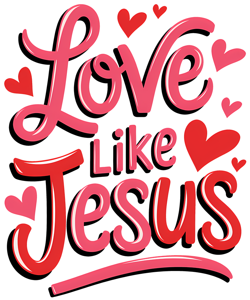 Retro Love like Jesus Coquette 02