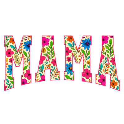 Retro Mama Flower, Boho Floral Mama PNG