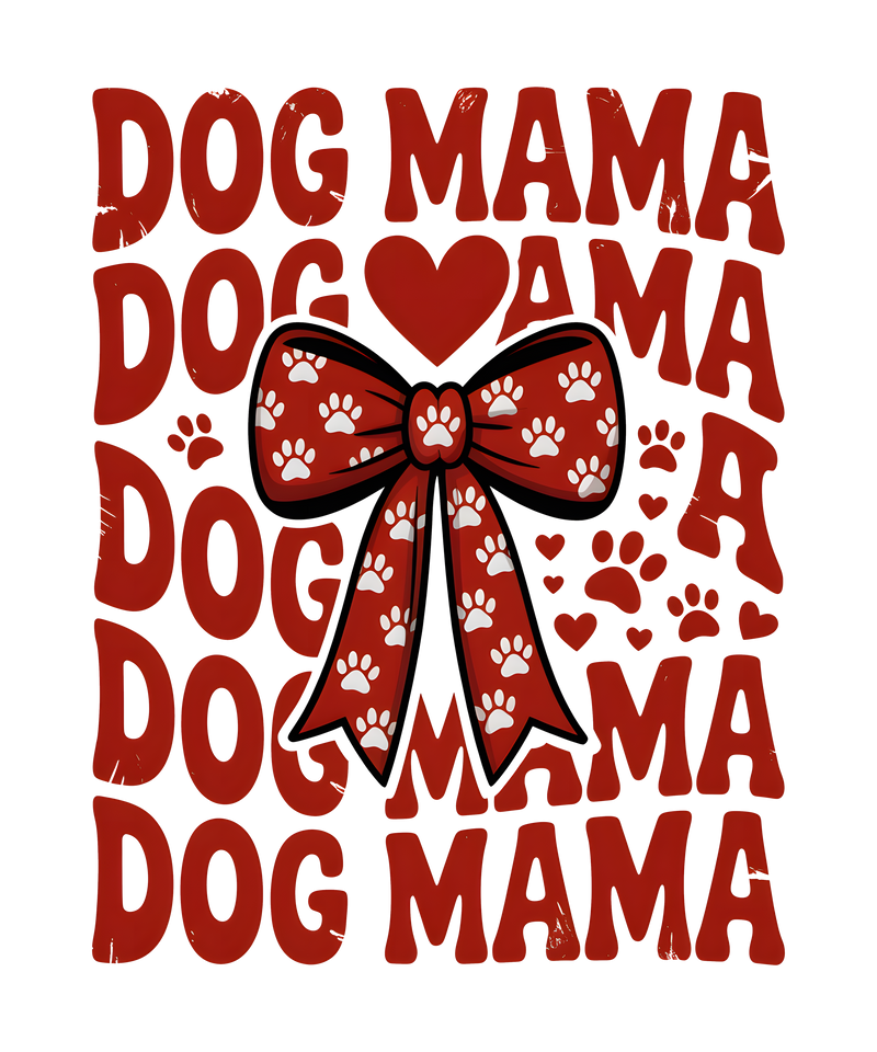 Retro Valentine_s Day Dog Mama