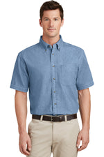 Port & Co ™  Short Sleeve Value Denim Shirt. SP11