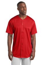 Sport-Tek ®  PosiCharge ®  Tough Mesh Full-Button Jersey. ST220