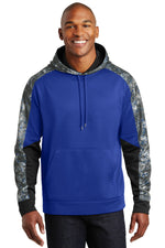 Sport-Tek ®  Sport-Wick ®  Mineral Freeze Fleece Colorblock Hooded Pullover. ST231