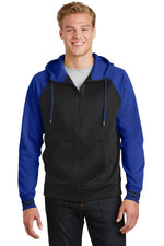 Sport-Tek ®  Sport-Wick ®  Varsity Fleece Full-Zip Hooded Jacket. ST236