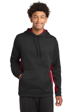 Sport-Tek ®  Sport-Wick ®  CamoHex Fleece Colorblock Hooded Pullover. ST239