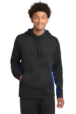 Sport-Tek ®  Sport-Wick ®  CamoHex Fleece Colorblock Hooded Pullover. ST239