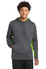 Sport-Tek ®  Sport-Wick ®  CamoHex Fleece Colorblock Hooded Pullover. ST239