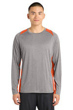 Sport-Tek ®  Long Sleeve Heather Colorblock Contender ™  Tee. ST361LS