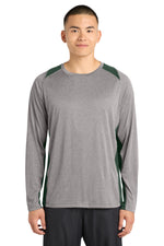 Sport-Tek ®  Long Sleeve Heather Colorblock Contender ™  Tee. ST361LS