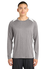 Sport-Tek ®  Long Sleeve Heather Colorblock Contender ™  Tee. ST361LS