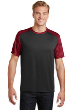 Sport-Tek ®  CamoHex Colorblock Tee. ST371