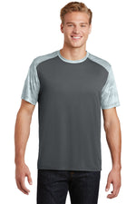 Sport-Tek ®  CamoHex Colorblock Tee. ST371