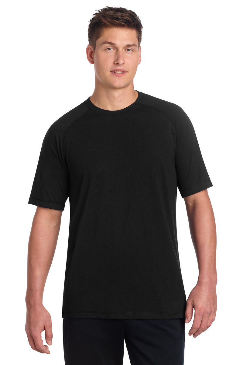 Sport-Tek  ®  PosiCharge  ®  Tri-Blend Wicking Raglan Tee. ST400