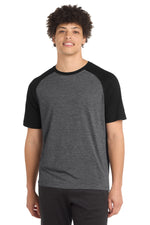 Sport-Tek  ®  PosiCharge  ®  Tri-Blend Wicking Raglan Tee. ST400